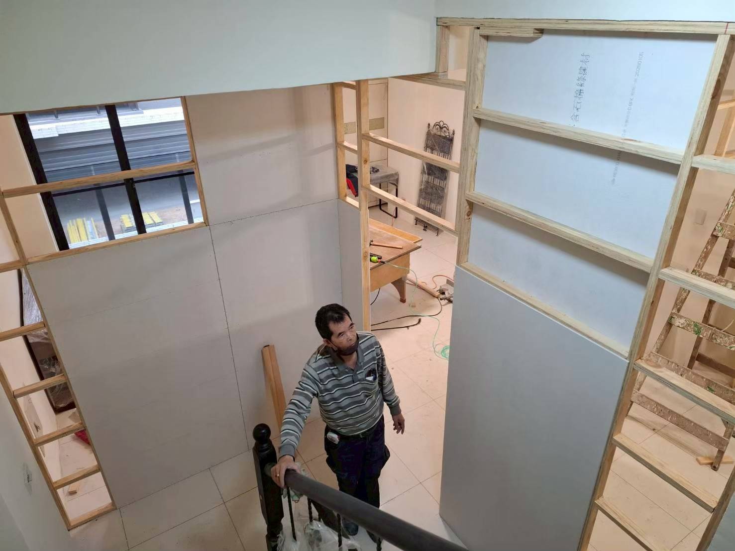 新竹隔間工程實績｜新竹縣寶山鄉友謙社區陳公館住宅室內隔間裝修工程