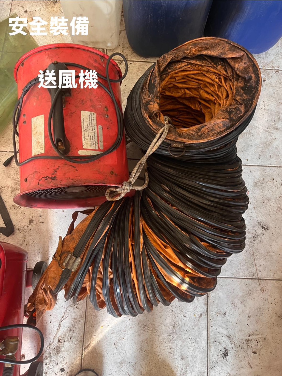 廢水廠廢酸儲存桶槽清理