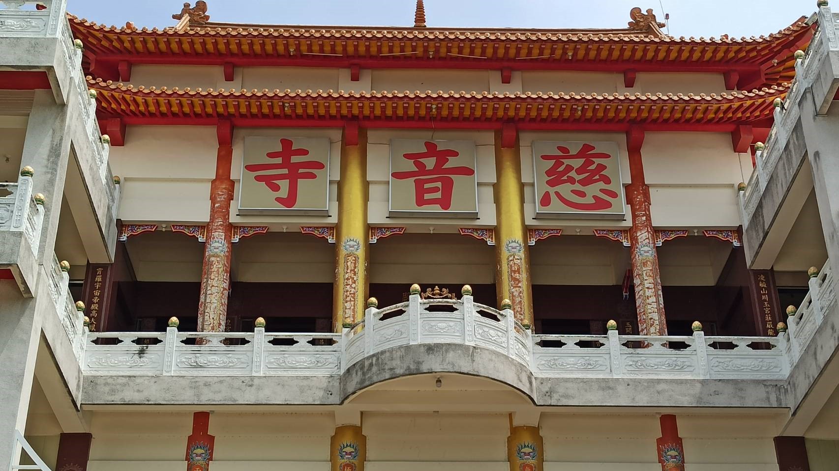 廟宇龍柱-鍍鈦金包柱