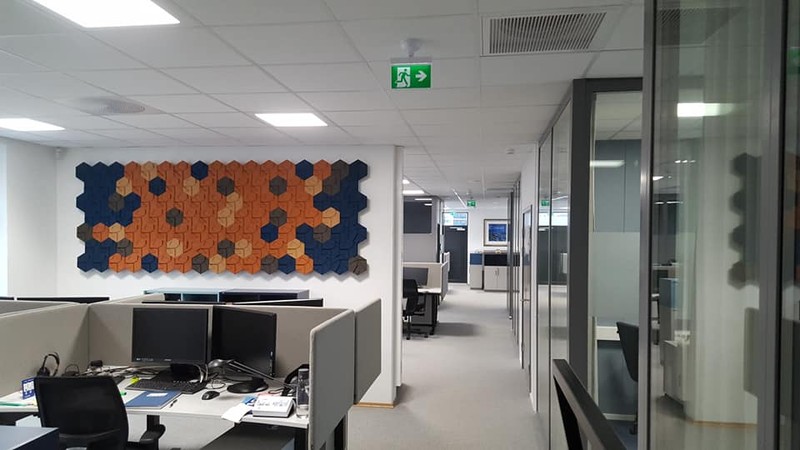 Hexagon有機軟木塊-Copper