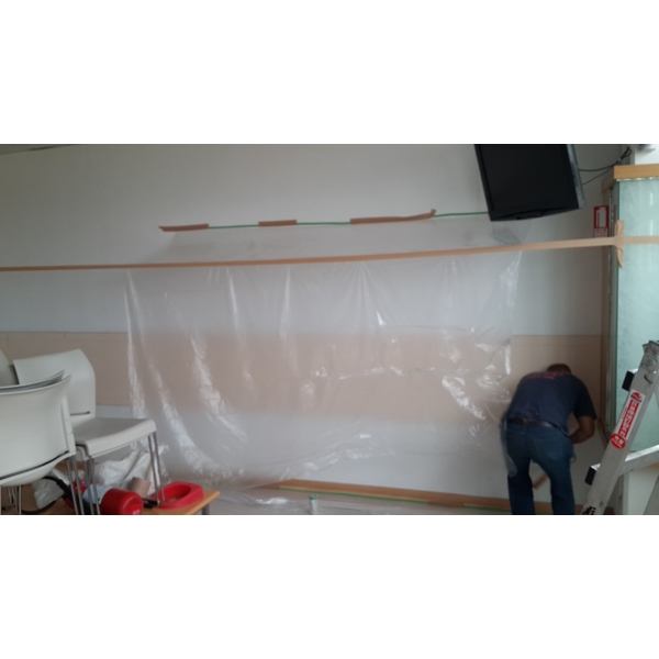 牆壁全罩式防護施作