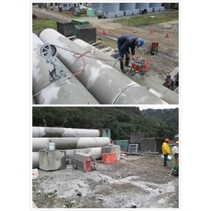 鏈鋸切割-施工中