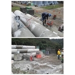 鏈鋸切割-施工中