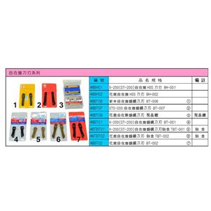 自在錐刀刃系列 , 高宇五金實業有限公司