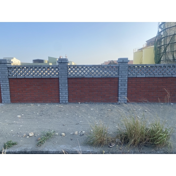 圍牆磚施工
