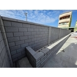 百歲磚圍牆搭配小型水池磚瓦工程 - 梁禾企業有限公司