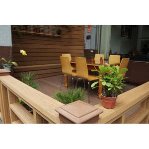 塑木地板安裝實例