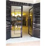 造型玻璃門 , 振揚金屬設計工程行