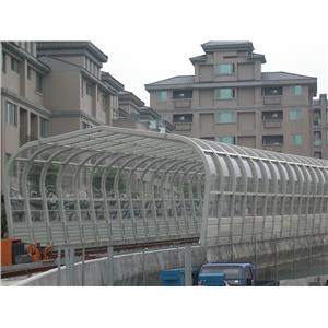 內湖隔音牆 透明PC耐力板 , 佐東企業有限公司