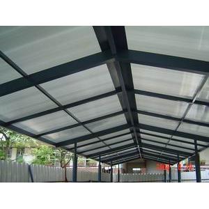 PC中空板 國北師附小遮陽棚