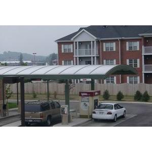 PC中空板 加油站雨棚