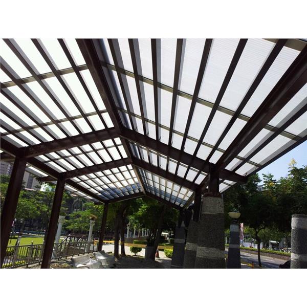 PC中空板 中和仁愛公園遮陽棚