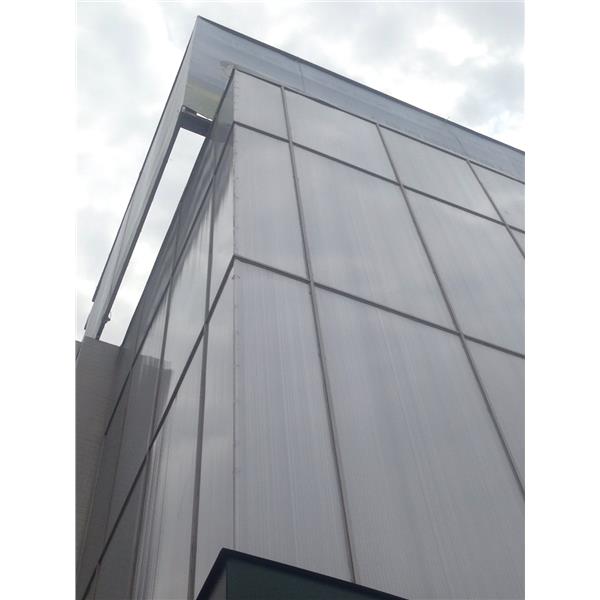 PC中空板外牆 台中牙科外牆