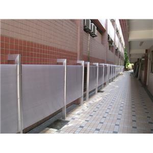 PC中空板 中華管理學院採光護欄看板