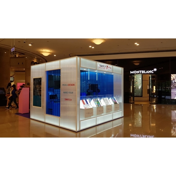 展示隔間光牆 PC中空板