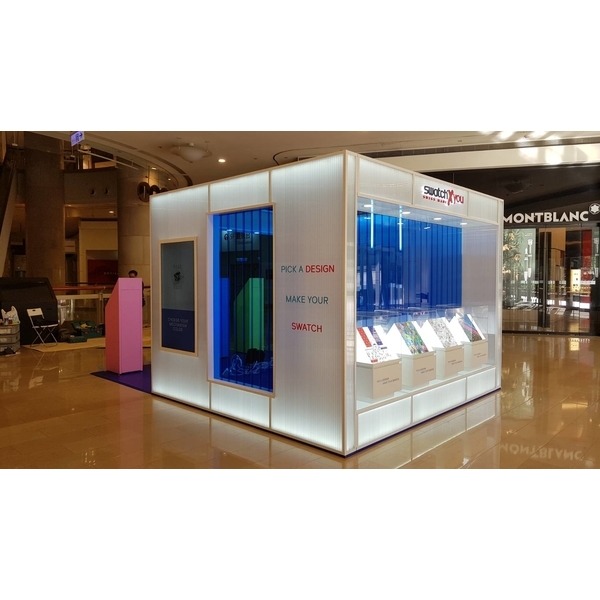 展示隔間光牆 PC中空板