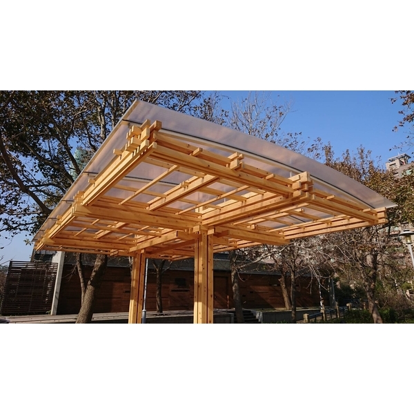 PC中空板-實構築活動遮陽棚