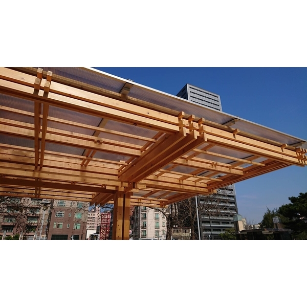 PC中空板-實構築活動遮陽棚