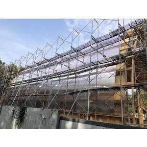 PC中空板 扣合式彎弧外牆