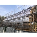 PC中空板 扣合式彎弧外牆