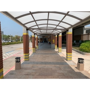 PC中空板 弧形設計雨遮