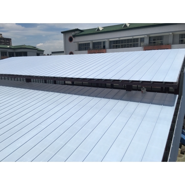 扣合式PC中空板 風雨操場屋頂