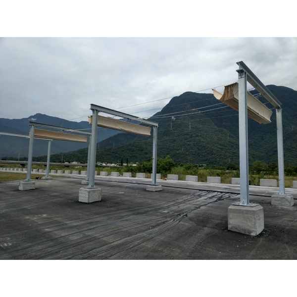 百褶天幕遮陽棚架