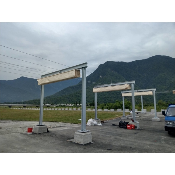 百褶天幕遮陽棚架