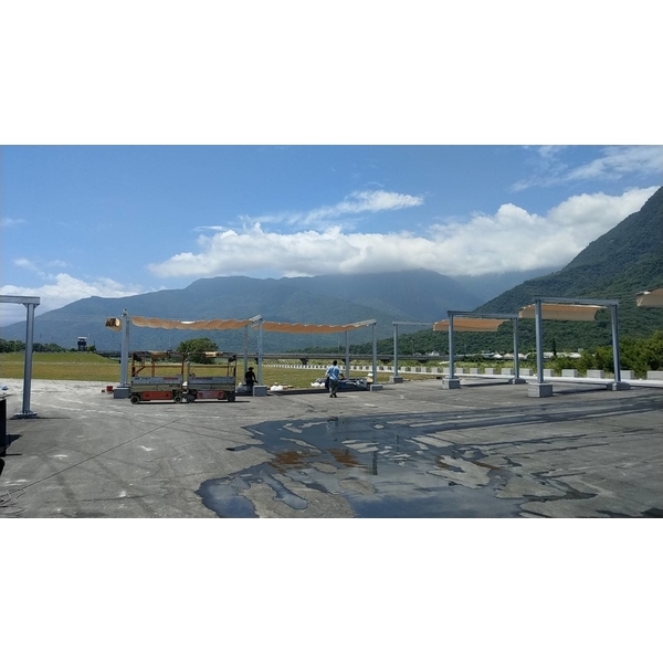 百褶天幕遮陽棚架-世均工業有限公司