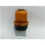 太陽能警示燈／八角燈座型／黃色 , 堃豪精密工業有限公司