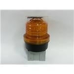 太陽能警示燈／哈雷燈座型／黃色 , 堃豪精密工業有限公司