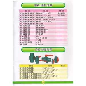 25 蓋板.燈座.牙塞&凡而.球塞凡而 , 漢祥企業有限公司