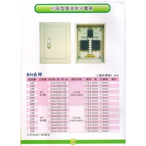 2 HS品型匯流排分電箱 , 漢祥企業有限公司