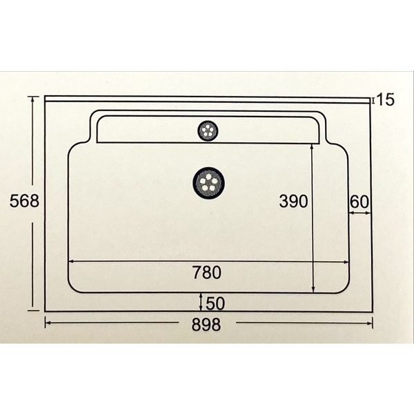 單槽-900型洗衣槽-益馨企業