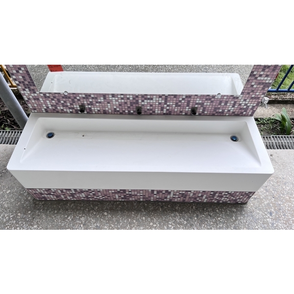 國小用馬槽式洗手台-益馨企業