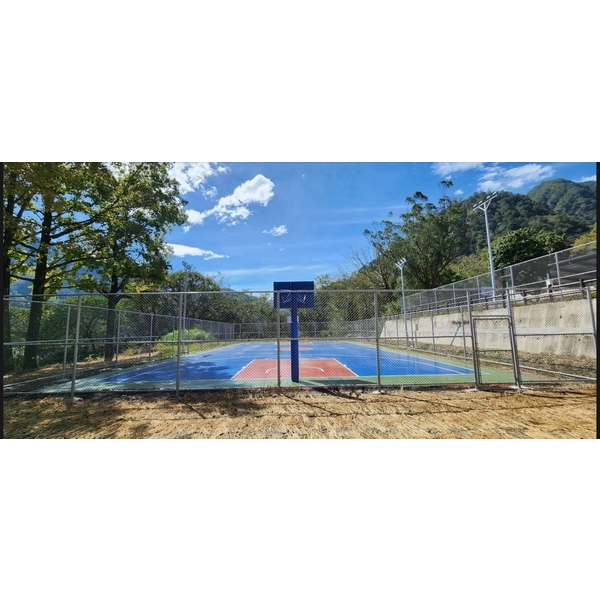 台中EPOXY地坪工程實績｜PU彈性EPOXY地坪公園籃球場