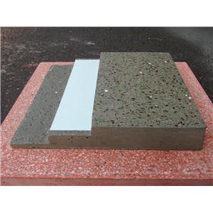 包覆式隔熱磨石磚剖側面 , 國展地磚有限公司