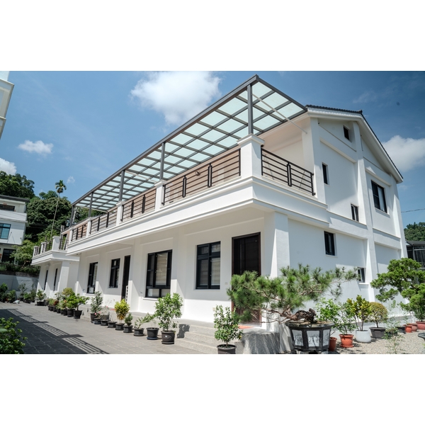 外牆珐瑯漆施工實績｜現代風格建築,興永泰塗裝工程有限公司