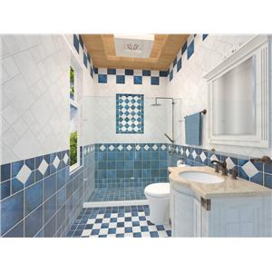 海洋風情大小磚設計