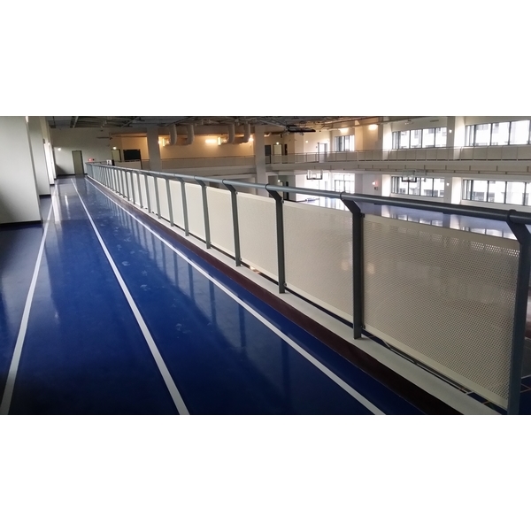 氟碳烤漆沖孔板欄杆