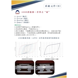 ASBD建築隔震結構-消能器 , 新光鋼阿爾格工程股份有限公司