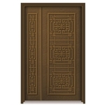 精鑄鋁板門DA-017 , 聖智榮工程有限公司