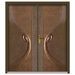 精鑄鋁板門JA-001 , 聖智榮工程有限公司