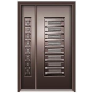 鋼板壓花門ZT-011 , 聖智榮工程有限公司