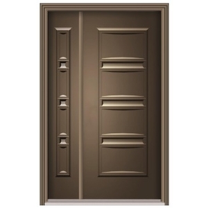 鋼板壓花門ZT-013 , 聖智榮工程有限公司