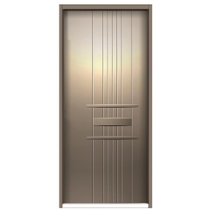 鋼板壓花門ZT-015 , 聖智榮工程有限公司