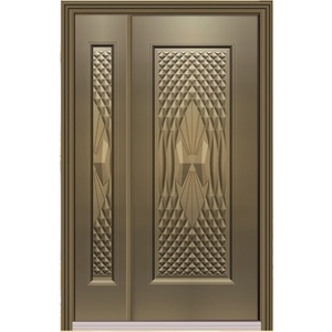 鋼板壓花門ZT-029,聖智榮工程有限公司