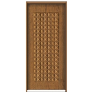 實木雕刻門單開SM-004 , 聖智榮工程有限公司