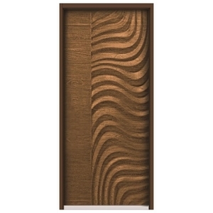 實木雕刻門單開SM-005 , 聖智榮工程有限公司