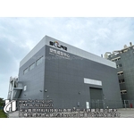 不銹鋼平面立體字、商標整體黑色氟碳烤漆、LOGO側面UV直噴 - 合成廣告社